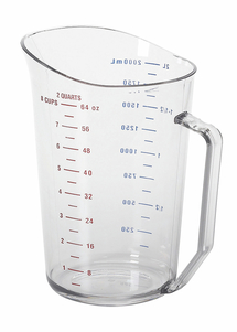 MEASURING CUP 2 QT CLEAR