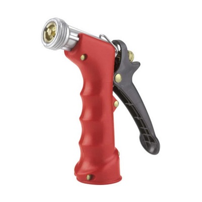 WATER NOZZLE-HOT WATER USE 
CONTOURED GRIP-INSULATED-FINE 
MIST TO FULL STREAM