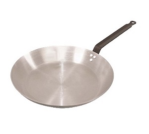FRY PAN- 9-1/2&quot;-CARBON 
STEEL-POLISHED 