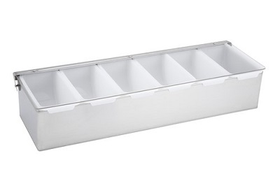 BAR CONDIMENTS-6 INSERT 
STAINLESS