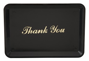 TIP TRAY-4 X6 (THANK YOU) 