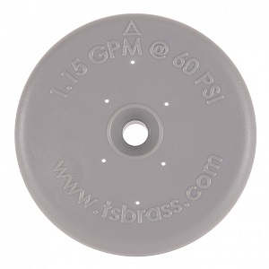 SPRAY VALVE FACE-2-1/8&quot; ROUND
FOR B-0107 GRAY PLASTIC