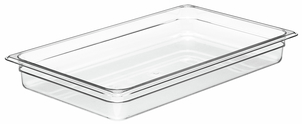 FOOD PAN FULL SIZE 2.5D CLEAR