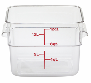 CAMSQUARE CONTAINER CLEAR 12QT