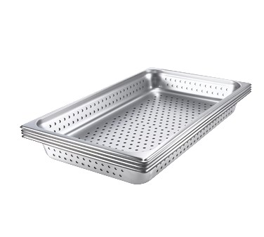 STEAM TABLE PAN-PERFORATED  FULL SIZE 2.5&quot;D 22 GAUGE