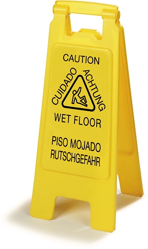 WET FLOOR SIGN 2 SIDED YELLOW