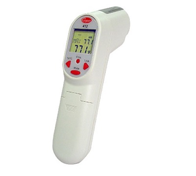 INFRARED THERMOMETER-GUN-STYLE  -76/932F (USES AAA BATTERIES)