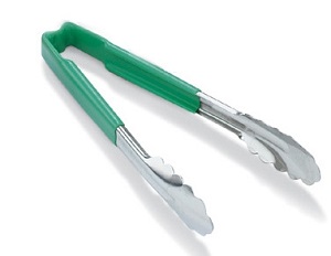 UTILITY TONG-12&quot; GREEN KOOL TOUCH HANDLE