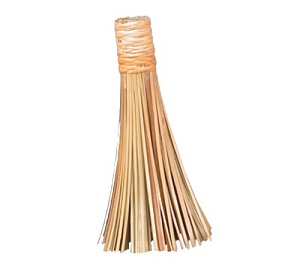 WOK BRUSH-11&quot;L-4&quot; BRUSH FACE  BAMBOO