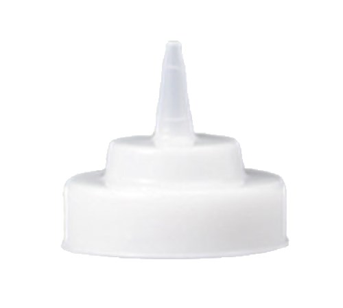 SQUEEZE BOTTLE REPLACEMENT TOP CLEAR CONE TIP FITS 8 &amp; 12 OZ 