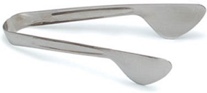 PASTRY TONGS 8&quot; STAINLESS