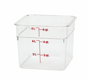CAMSQUARE CONTAINER CLEAR  6QT
