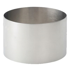 FOOD RING MOLD-3-1/2&quot;  STAINLESS STEEL-18/8