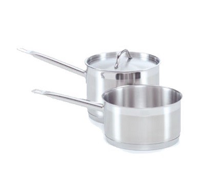 SAUCE PAN-STAINLESS  4.5 QT  W/LID