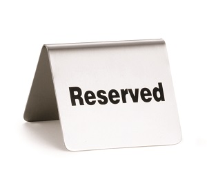BUFFET TENT-&quot;RESERVED&quot;