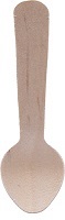 SPOONS-DISPOSABLE WOOD  4-1/4&quot;-100/PK