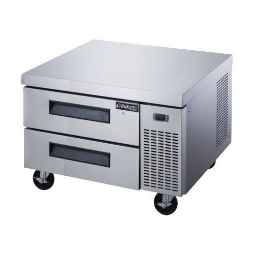 REFRIGERATED CHEF BASE 36&quot;W (2) DRAWERS, 4&quot; CASTERS