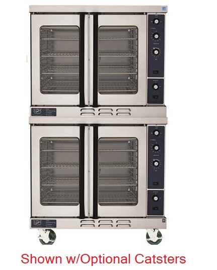 CONVECTION OVEN-DOUBLE STACK  NATURAL GAS