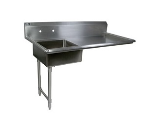 DISH TABLE-UNDERCOUNTER-50&quot;  SOILED-LEFT TO RIGHT OPERATION 