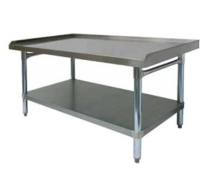 EQUIPMENT STAND 30 X 36 STAINLESS TOP-GALVANIZED 