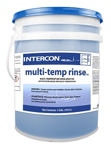 MULTI-TEMP RINSE ADDITIVE-5  GALLON FOR LOW AND HIGH TEMP 