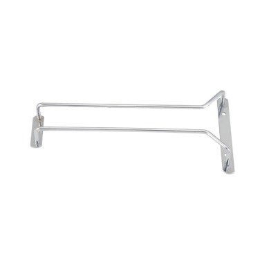 GLASS HANGER-10&quot; CHROME PLATED