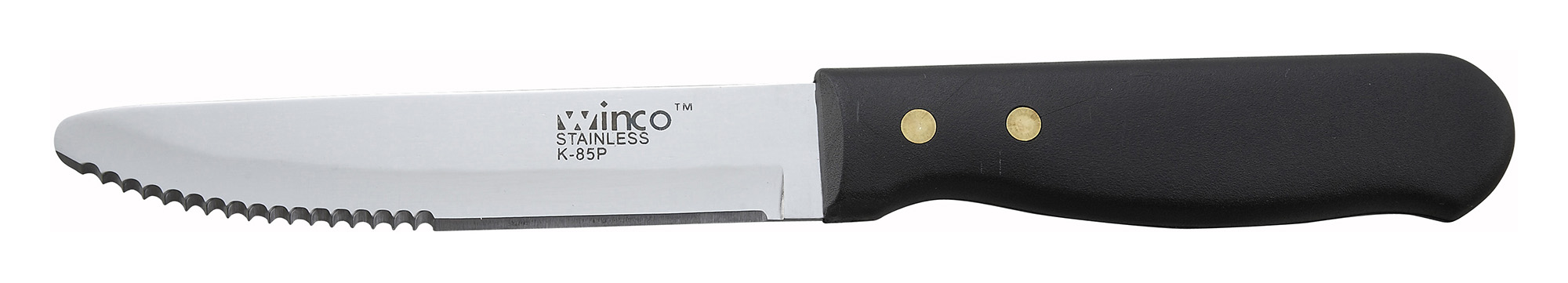 STEAK KNIFE-5&quot; PLASTIC JUMBO  HANDLE ROUND TIP