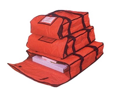PIZZA DELIVERY BAG-20X20 HOLDS 2-18&quot; PIZZA BOXES