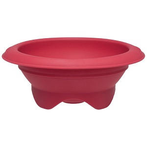 SILICONE BAKING BOWL-1-1/2 QT- 6 CUPS-HEAT RESISTANT TO 500F
