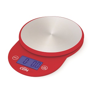 SCALE-11 LBS WEIGHS BY LBS,OZ,  GRAMS &amp; MIL-RED SS PLATFORM