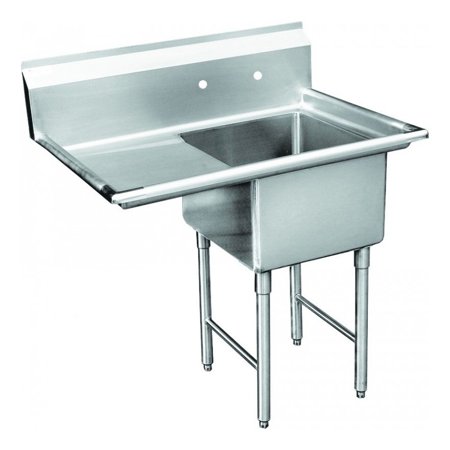 SINK-1 COMPARTMENT-1 LEFT  DRAINBOARD (BOWL 18X18X12)