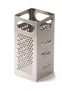 GRATER-4&quot; X 4&quot; X 9&quot; SQUARE  STAINLESS STEEL