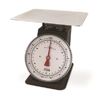 SCALE-132 LB X 8 OZ- FIXED DIAL-TARE FUNCTION- 
