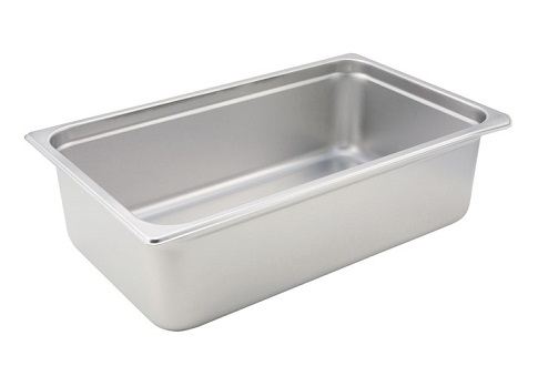 STEAM TABLE PAN-FULL SIZE 6&quot;  DEEP-24 GAUGE