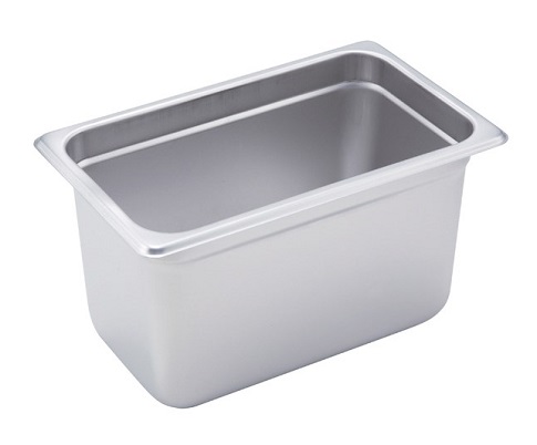 STEAM TABLE PAN-FOURTH SIZE 6&quot;  DEEP-24 GAUGE