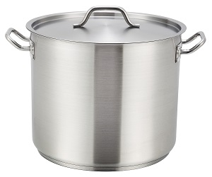 STOCK POT W/LID STAINLESS 16QT