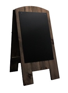 STREET EASEL A-FRAME-2 SIDED 22WX41H COMES W/1 MARKER