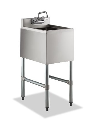 UNDERBAR HAND SINK (1)  COMPARTMENT 14&quot;W X 18-3/4&quot;D X
