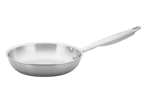 FRY PAN- 8&quot;-TRIPLY 18/8 SS INDUCTION READY