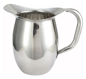 BELL PITCHER 2 QT STAINLESS